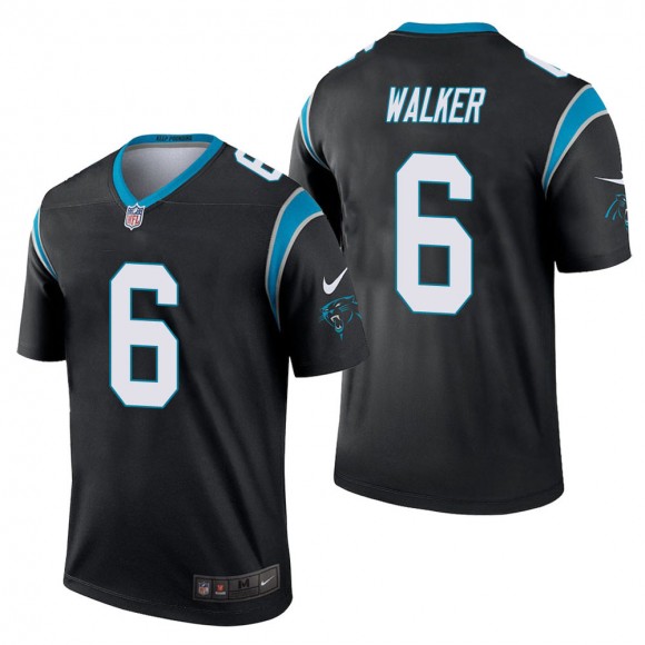 Men's Carolina Panthers P.J. Walker Black Legend Jersey