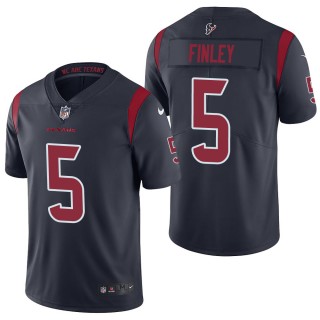 Men's Houston Texans Ryan Finley Navy Color Rush Limited Jersey