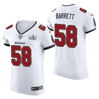 Men's Tampa Bay Buccaneers Shaquil Barrett White Super Bowl LV Jersey
