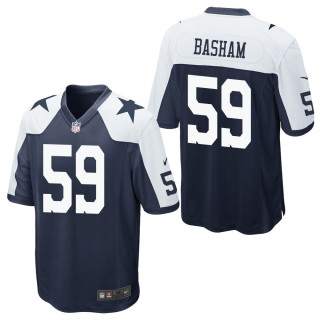 Men's Dallas Cowboys Tarell Basham Navy Alternate Game Jersey