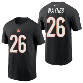 Men's Cincinnati Bengals Trae Waynes Black 2021 Name & Number T-Shirt