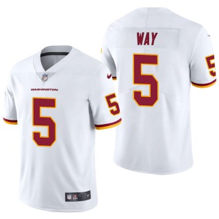 Men's Washington Football Team Tress Way White Vapor Limited Jersey