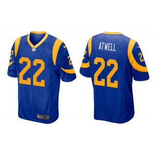Men's Los Angeles Rams Tutu Atwell Royal Game Jersey