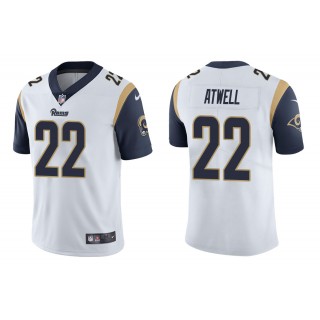 Men's Los Angeles Rams Tutu Atwell White Vapor Limited Jersey