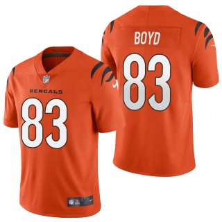 Men's Cincinnati Bengals Tyler Boyd Orange 2021 Vapor Limited Jersey