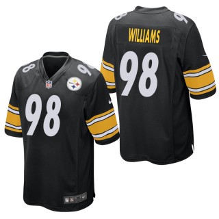 Men's Pittsburgh Steelers Vince Williams Black Game Jersey