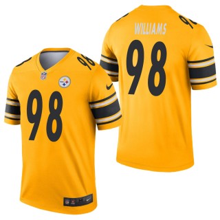 Men's Pittsburgh Steelers Vince Williams Gold Inverted Legend Jersey