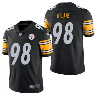 Men's Pittsburgh Steelers Vince Williams Black Vapor Limited Jersey