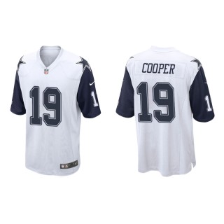 Men's Dallas Cowboys Amari Cooper #19 White Alternate Game Jersey