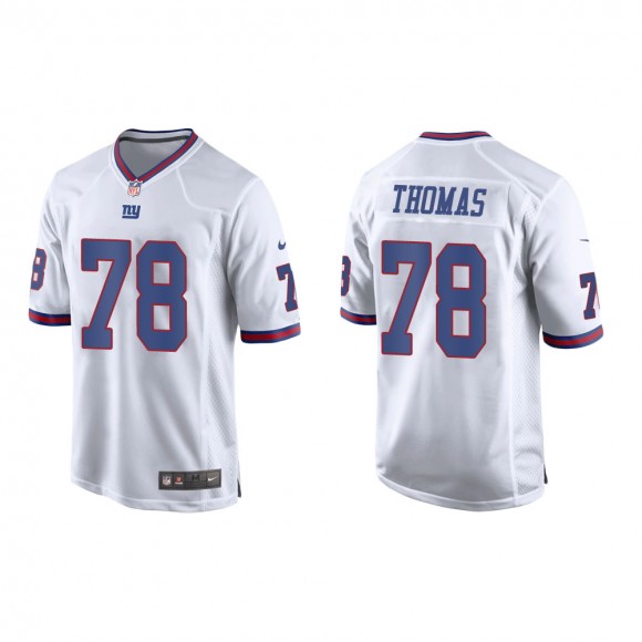 Men's New York Giants Andrew Thomas #78 White Alternate Game Jersey