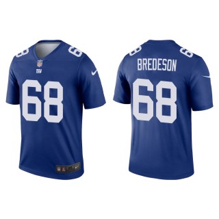 Men's New York Giants Ben Bredeson #68 Royal Legend Jersey