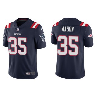 Men's New England Patriots Ben Mason #35 Navy Vapor Limited Jersey