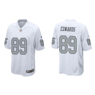 Men's Las Vegas Raiders Bryan Edwards #89 White Alternate Game Jersey