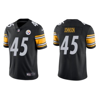 Men's Pittsburgh Steelers Buddy Johnson #45 Black Vapor Limited Jersey