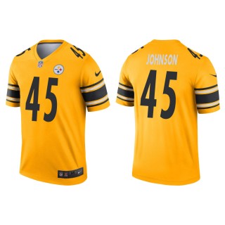 Men's Pittsburgh Steelers Buddy Johnson #45 Gold Inverted Legend Jersey
