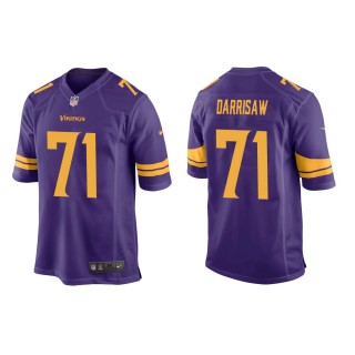 Men's Minnesota Vikings Christian Darrisaw #71 Purple Alternate Game Jersey