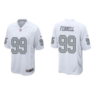 Men's Las Vegas Raiders Clelin Ferrell #99 White Alternate Game Jersey