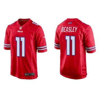 Men's Buffalo Bills Cole Beasley #11 Red Alternate Game Jersey