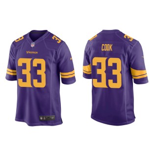 Men's Minnesota Vikings Dalvin Cook #33 Purple Alternate Game Jersey