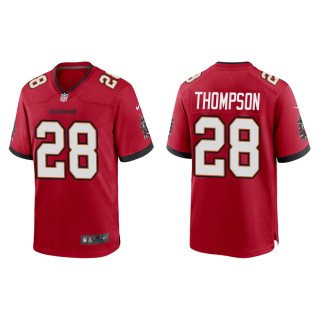Men's Tampa Bay Buccaneers Darwin Thompson #28 Red Game Jersey