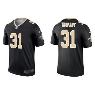 Men's New Orleans Saints Desmond Trufant #31 Black Legend Jersey