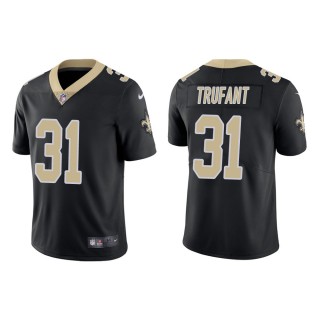 Men's New Orleans Saints Desmond Trufant #31 Black Vapor Limited Jersey