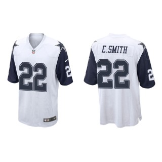 Men's Dallas Cowboys Emmitt Smith #22 White Alternate Game Jersey
