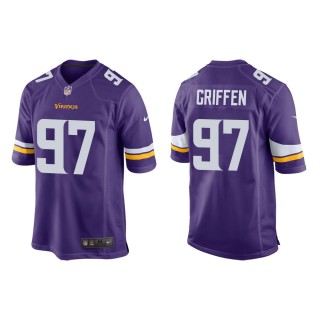 Men's Minnesota Vikings Everson Griffen #97 Purple Game Jersey