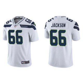 Men's Seattle Seahawks Gabe Jackson #66 White Vapor Limited Jersey