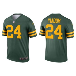 Men's Green Bay Packers Isaac Yiadom #24 Green Alternate Legend Jersey