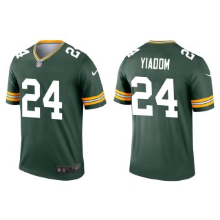 Men's Green Bay Packers Isaac Yiadom #24 Green Legend Jersey