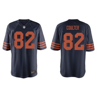 Men's Chicago Bears Isaiah Coulter #82 Navy Throwback Game Jersey