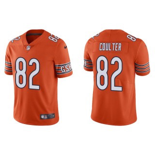 Men's Chicago Bears Isaiah Coulter #82 Orange Vapor Limited Jersey