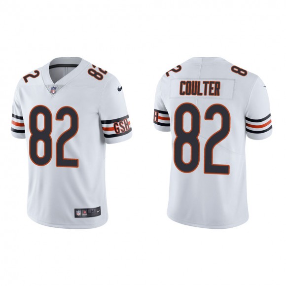 Men's Chicago Bears Isaiah Coulter #82 White Vapor Limited Jersey