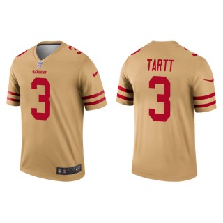 Men's San Francisco 49ers Jaquiski Tartt #3 Gold Inverted Legend Jersey