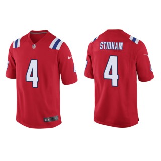 Men's New England Patriots Jarrett Stidham #4 Red Alternate Game Jersey