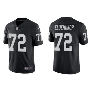 Men's Las Vegas Raiders Jermaine Eluemunor #72 Black Vapor Limited Jersey