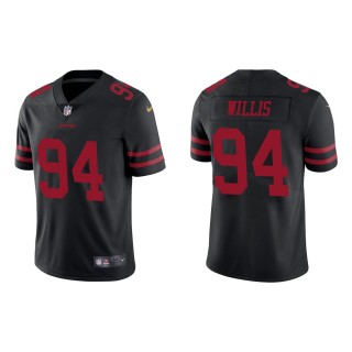 Men's San Francisco 49ers Jordan Willis #94 Black Vapor Limited Jersey