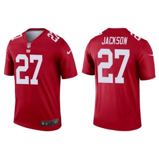 Men's New York Giants Josh Jackson #27 Red Inverted Legend Jersey