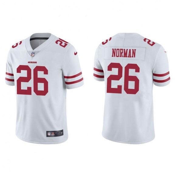 Men's San Francisco 49ers Josh Norman #26 White Vapor Limited Jersey