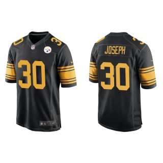 Men's Pittsburgh Steelers Karl Joseph #30 Black Alternate Game Jersey