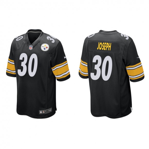 Men's Pittsburgh Steelers Karl Joseph #30 Black Game Jersey