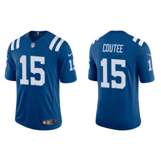 Men's Indianapolis Colts Keke Coutee #15 Royal Vapor Limited Jersey