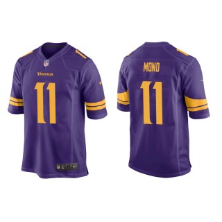 Men's Minnesota Vikings Kellen Mond #11 Purple Alternate Game Jersey
