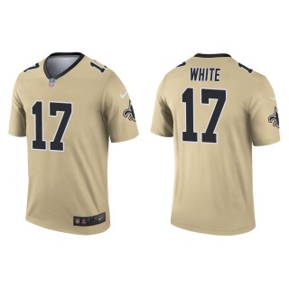 Men's New Orleans Saints Kevin White #17 Gold Inverted Legend Jersey