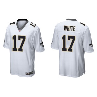 Men's New Orleans Saints Kevin White #17 White Game Jersey