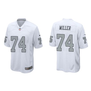 Men's Las Vegas Raiders Kolton Miller #74 White Alternate Game Jersey
