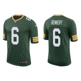 Men's Green Bay Packers Kurt Benkert #6 Green Vapor Limited Jersey