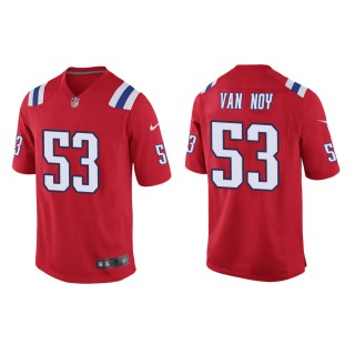 Men's New England Patriots Kyle Van Noy #53 Red Alternate Game Jersey