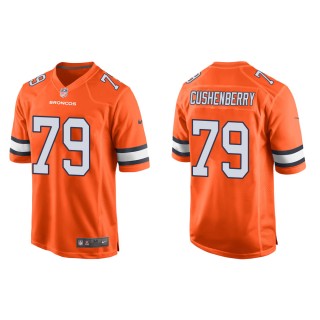 Men's Denver Broncos Lloyd Cushenberry #79 Orange Alternate Game Jersey